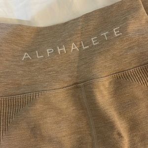 Alphalete Halo leggings in taupe